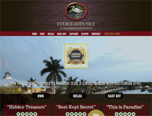 Tablet Screenshot of evergladesisle.com